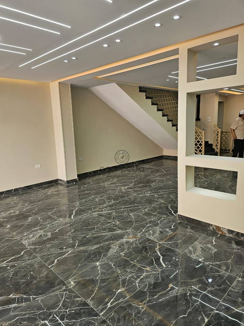 Immediate Rent with Fully Finished & ACs | 265m Villa Garden for Rent in Mountain View iCity New Cairo - Ansicht 6
