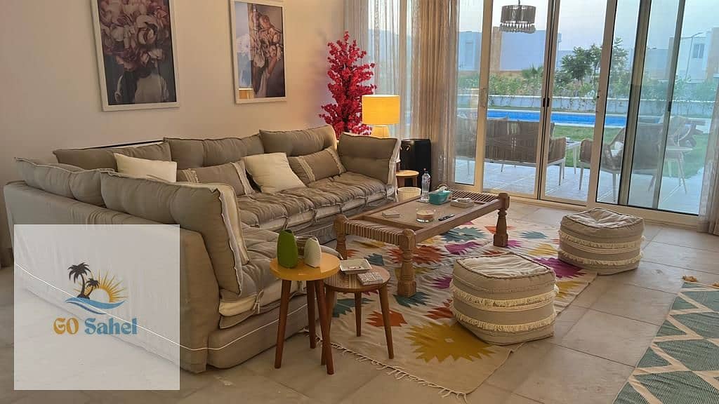 Villa for rent in Seashell — 4 bedrooms with a private pool, garden, and pool view. - Widok 6