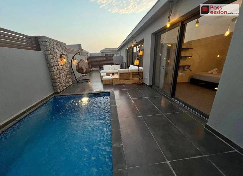200-meter duplex for sale in Talala in El Shorouk, next to Sodic and Hassan Allam, and near Madinaty and the Suez Road. Finished and with a 10-year pa - Widok 4