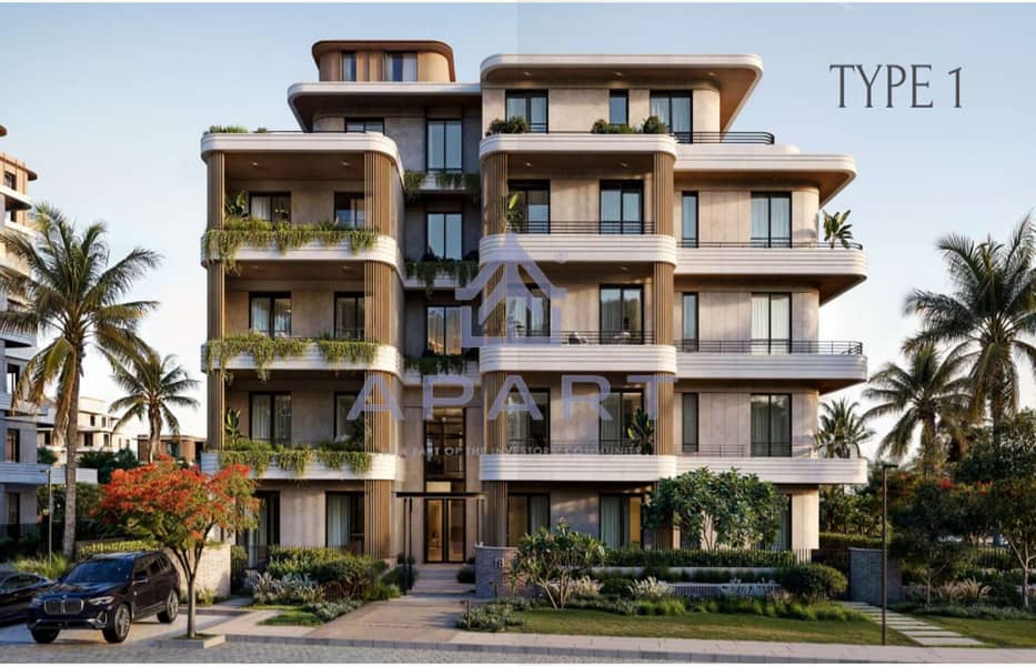 2bedroom fully finished prime location landscape view for sale in lake view - new cairo -for sale - lake view - Ansicht 5