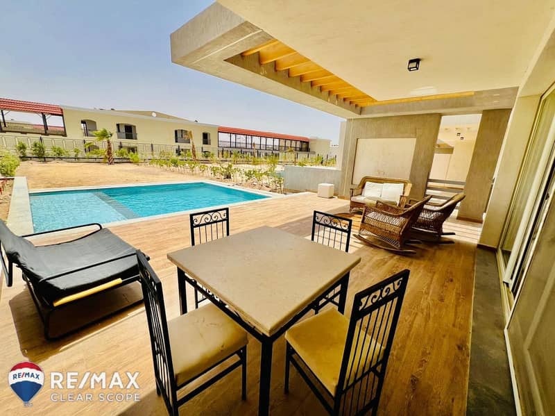 fully finished chalet ready to move in Gouna Red Sea with best price - Mehr
