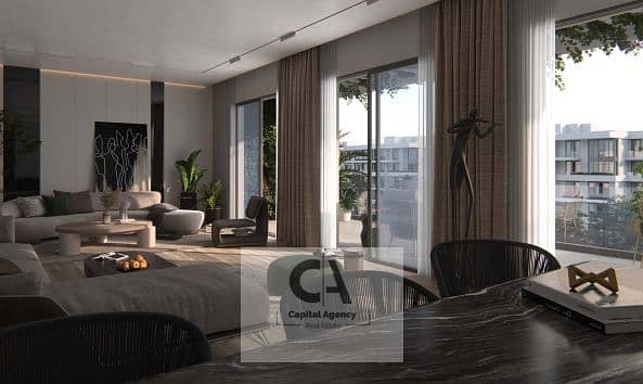 Apartment for sale in Blue Tree Compound directly opposite Al Ahly Club with Sky Abu Dhabi UAE development 25% cash discount or installments | Sky AD - Widok 3