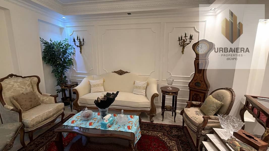 For Sale: Ground Floor Apartment with Private Garden – Super Lux Finishing Located in Banafsig 12 Villas, First Settlement, New Cairo - Mehr