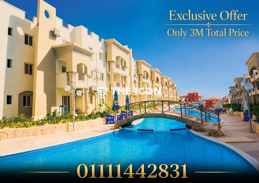 Last chalet 120m + roof (super lux finishing). 50% cash discount makes the price 3,080,000 EGP only - Widok 2
