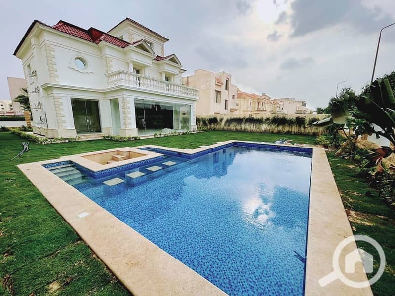 Villa for rent in Al Shorouk City with a swimming pool, first residence after finishing. - Widok 2