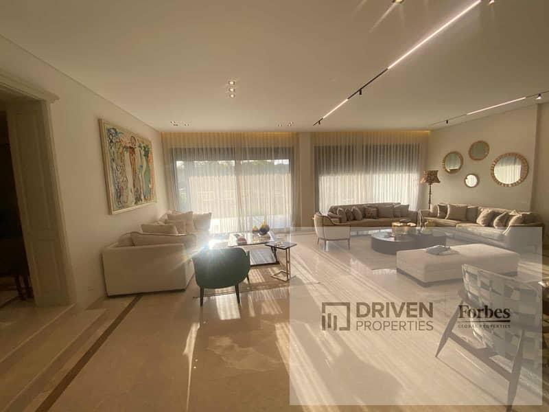 Fully Finished With ACs Standalone Villa for Sale in Golf Extension Palm Hills Compound 6th of october Golf Views The Crown – pohled 3