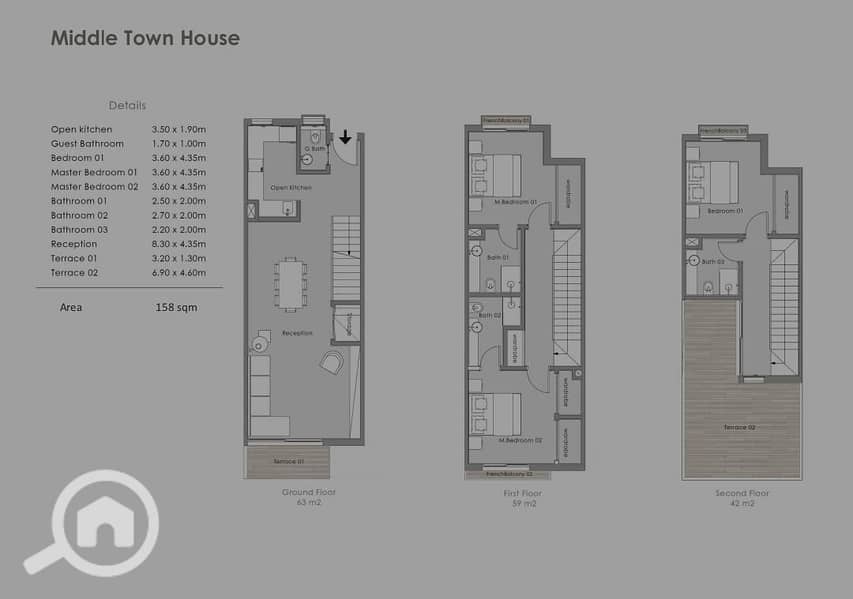 Town house for sale in East Down 545k payment 5y - Ansicht 6