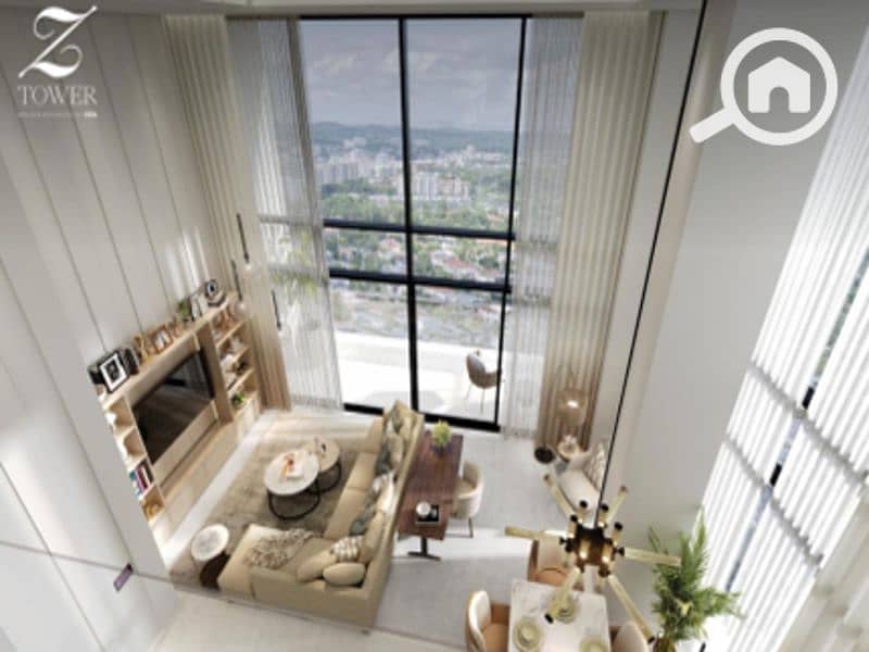 Hotel Apartment 106 sqm in ZED Park Sheikh Zayed by Naguib Sawiris - Widok 4