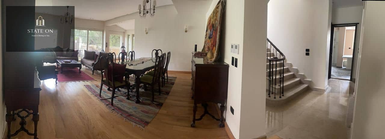 Luxury villa for rent with an open lake view, super deluxe finishing, 4 master bedrooms in River Walk Compound, First Settlement, next to Waterway - Mehr