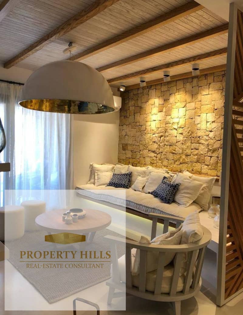 Ground floor chalet with a garden for sale, fully finished with air conditioning and kitchen in El Gouna from Hassan Allam - Widok 3