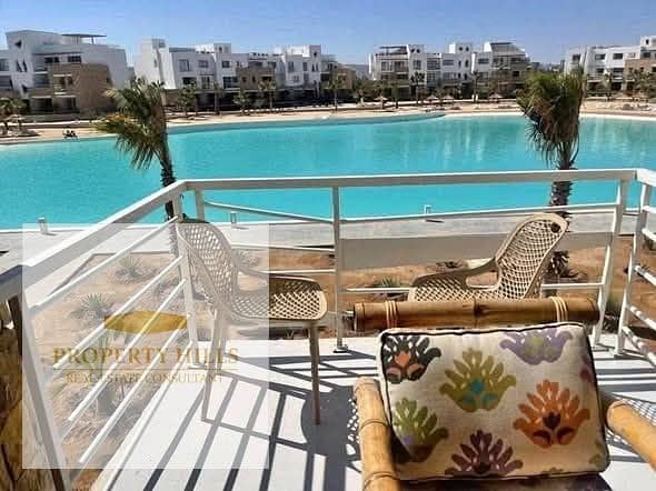 Ground floor chalet with a garden for sale, fully finished with air conditioning and kitchen in El Gouna from Hassan Allam - Więcej