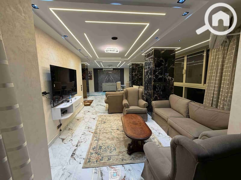 For rent, first occupancy, hotel-style finishing, amazing view close to Sheraton Hotel for upscale and distinctive living in Dokki. - Widok 6