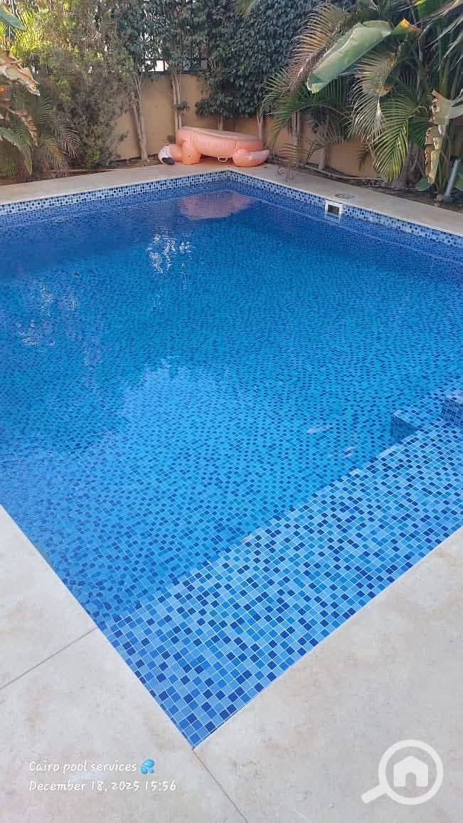 Villa with pool 5 beds garden view Fully furnished in hyde park new cairo - Widok 4