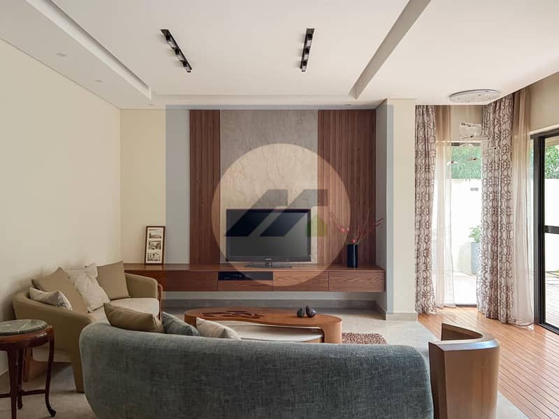 For Rent Fully Furnished Apartment with Private Garden and 2 Bedrooms in Lake View Residence, New Cairo - Widok 5