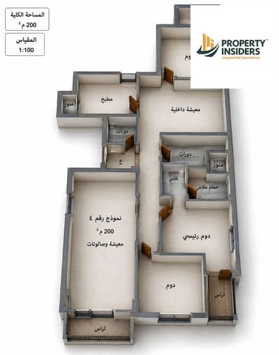 فلیٹ 3 غرف نوم للبيع في المهندسين، الجيزة - 1. png