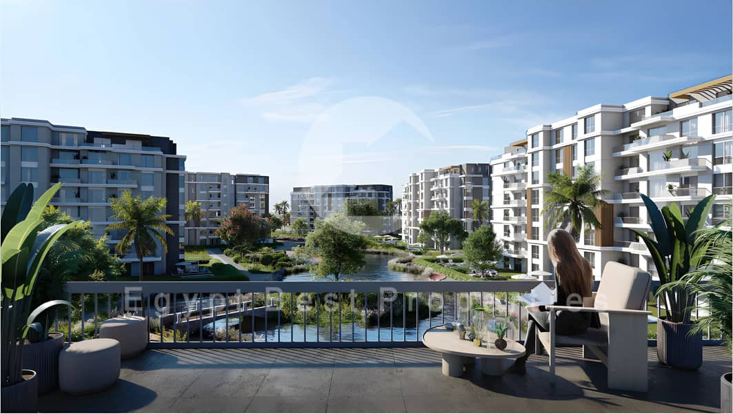 Fully Finished 4-Bedroom with garden Apartment in Palm Hills New Cairo, 3% DP 10-Year Installment Plan - Widok 2