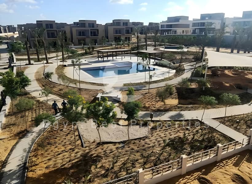 Fully Finished 4-Bedroom with garden Apartment in Palm Hills New Cairo, 3% DP 10-Year Installment Plan - Więcej