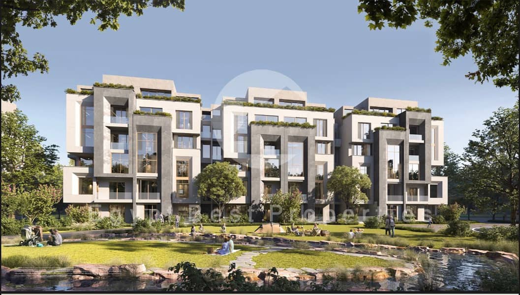 Own a 4-Bedroom Penthouse with Nanny Room in The Brooks New Cairo with Only EGP 700,000 Down Payment and Installments Up to 10 Years. - Ansicht 4