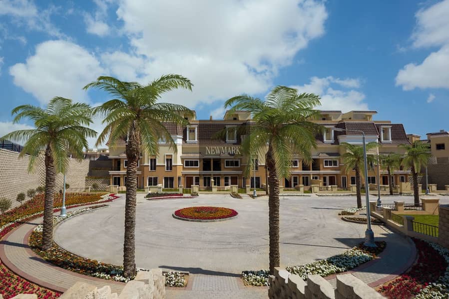 S Villa 212 m for sale in Sarai Compound in the heart of Mostakbal City near Madinaty 50% cash discount New Cairo Sarai Middle Ring Road Suez Road - Ansicht 3