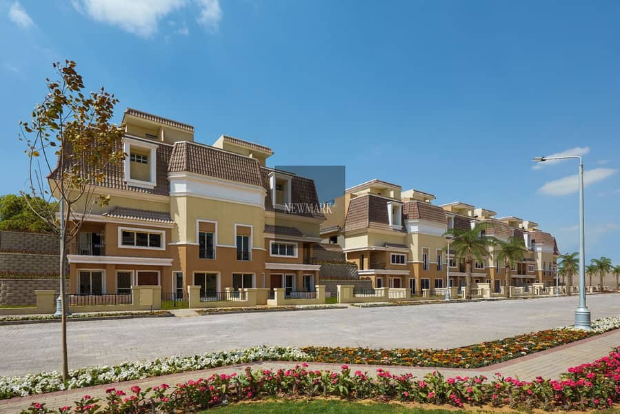 S Villa 212 m for sale in Sarai Compound in the heart of Mostakbal City near Madinaty 50% cash discount New Cairo Sarai Middle Ring Road Suez Road - Ansicht 4