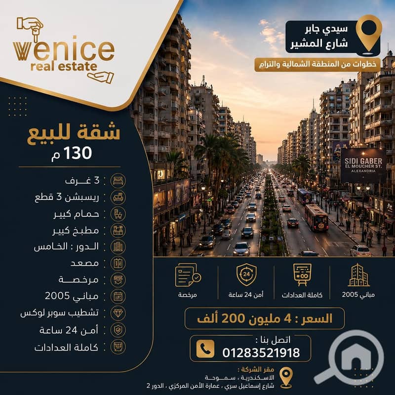 Apartment for sale 130 m in Sidi Gaber, steps from the northern area and the tram in a prime location. - Widok 2