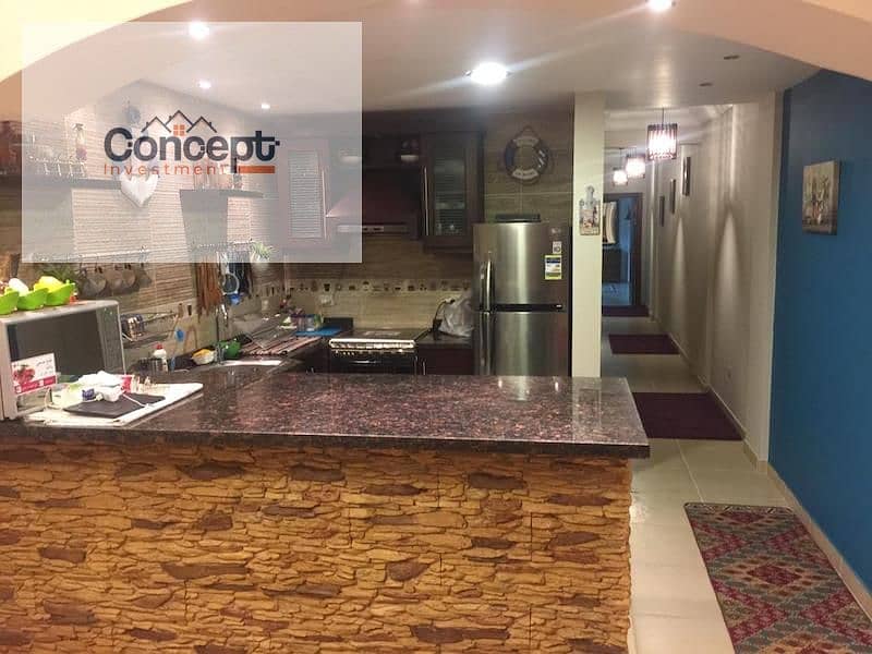For Sale Pool + Sea View Ground Chalet With Garden In La Vista 6 - Ain Sokhna - Ansicht 3