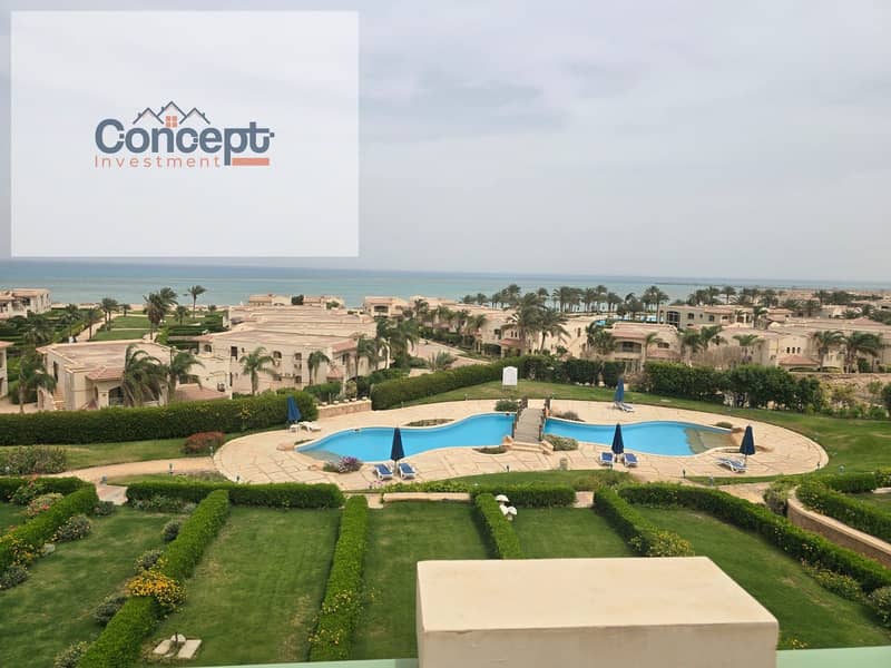 Chalet With Roof 2 Bed For Sale With Sea+Pool View In La Vista 5 - Ain Sokhna - Vaade 2