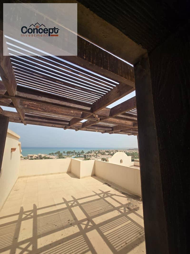 Chalet With Roof 2 Bed For Sale With Sea+Pool View In La Vista 5 - Ain Sokhna - Vaade 5