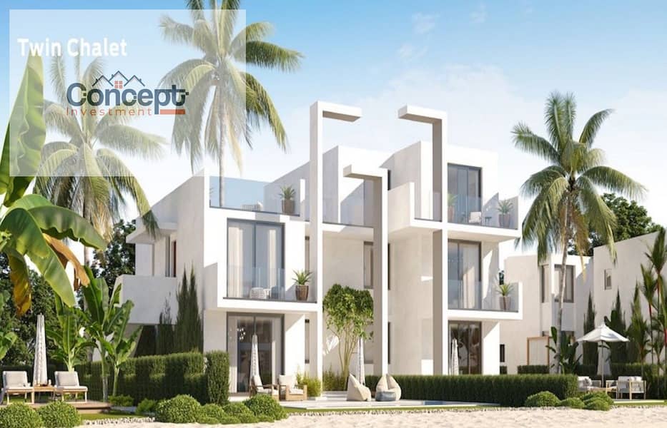 Lagoon View 2 Bed Ground Chalet Bahary In D-Bay For Sale - North Coast - Ansicht 6