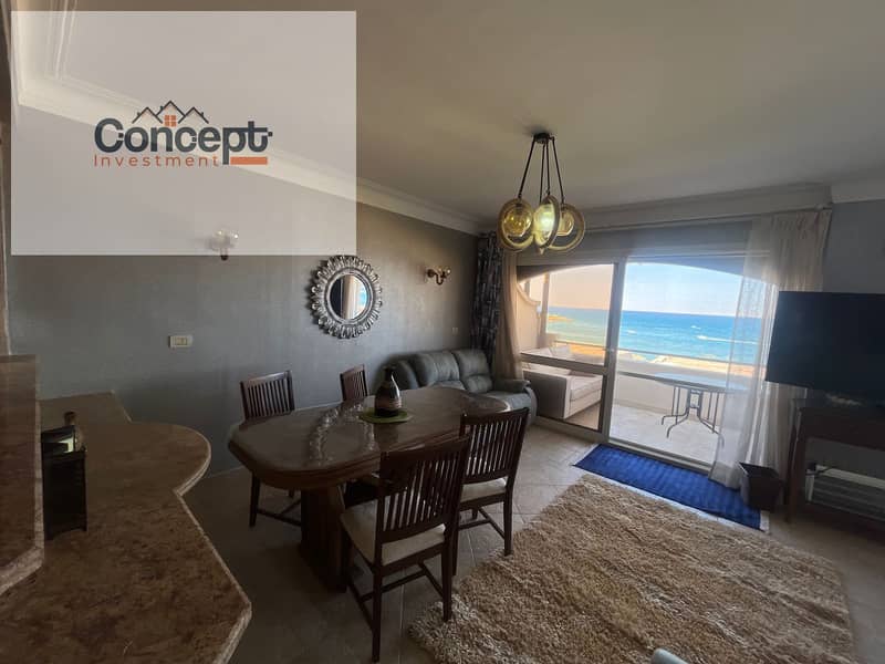 Panoramic Sea View Second Row 3 Bedrooms Chalet In La Vista 2 - Ain Sokhna - Widok 4