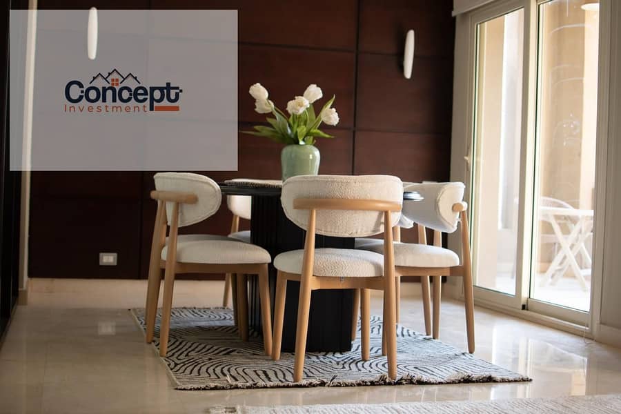 For Sale Fully Furnished Landscape View Apartment In The Village Compound - New Cairo - Vista 2