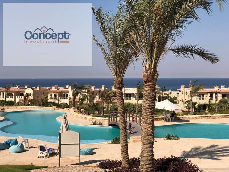 Direct Sea View Ground Chalet With Garden In La Vista 6 - Ain Sokhna - Widok 3