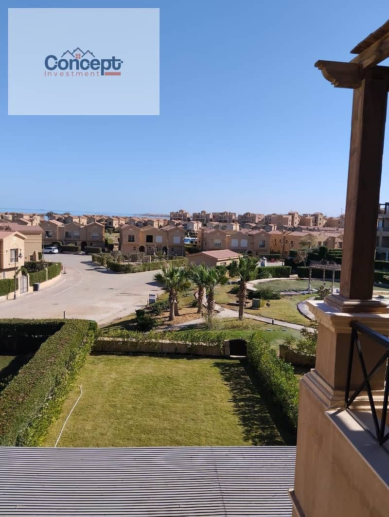 Sea+Pool View Chalet With Roof In Piacera Fully Furnished - Ain Sokhna - Widok 4