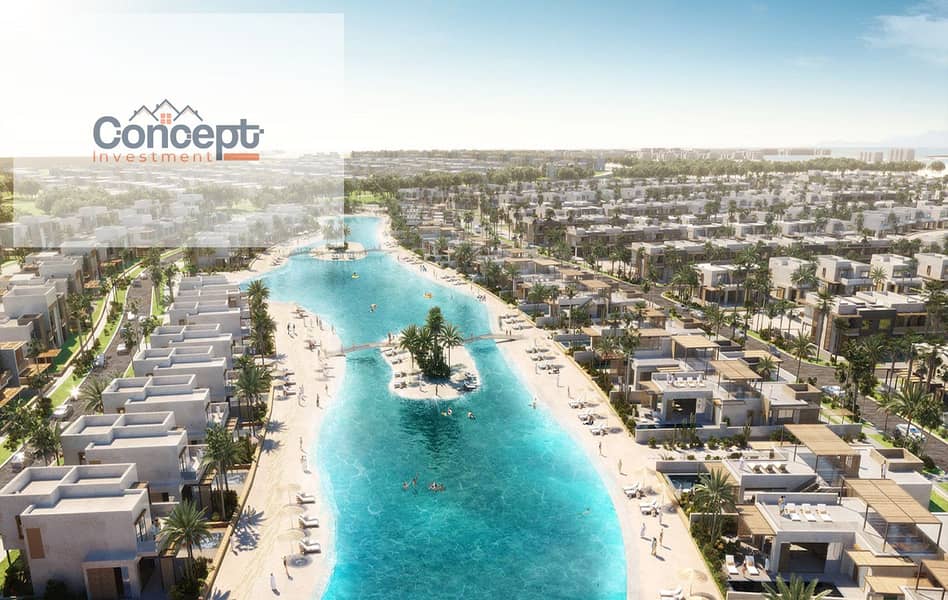 Overlooking Pool Chalet Bahary Delivery 2026 In Jefaira Cribs , Ras Elhekma - North Coast - Widok 2
