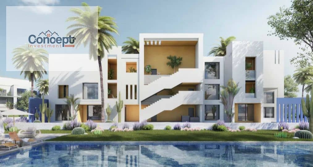 Overlooking Pool Chalet Bahary Delivery 2026 In Jefaira Cribs , Ras Elhekma - North Coast - Widok 4