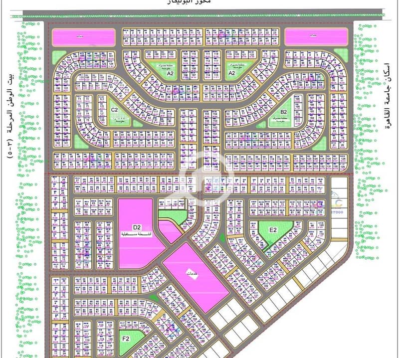 Prime Land For Sale in Beit El Watan – West Cairo University, New October Phase 8 - Widok 2