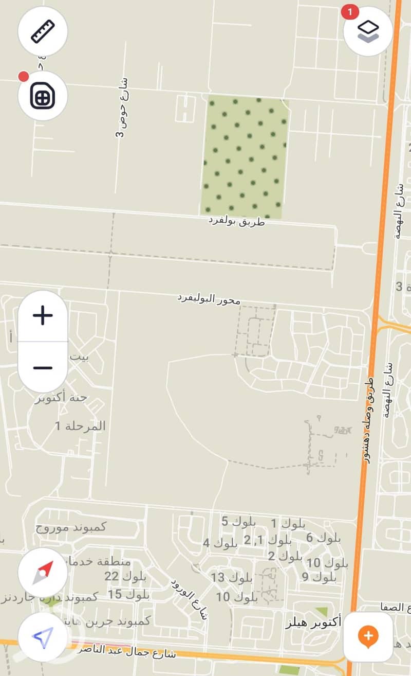 Prime Land For Sale in Beit El Watan – West Cairo University, New October Phase 8 - Widok 5