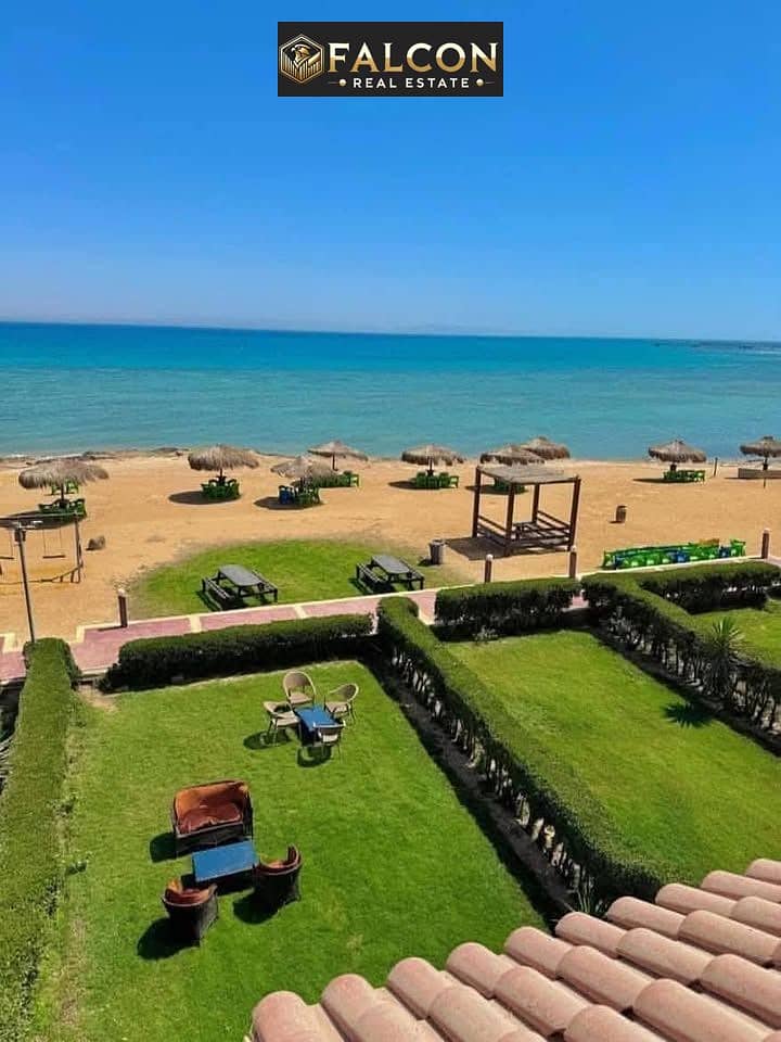 130m² chalet with 3 bedrooms and a lagoon view for sale in La Vista 6, Ain Sokhna, near Azha Sokhna Village. Installments over 8 years with a low down - Ansicht 2