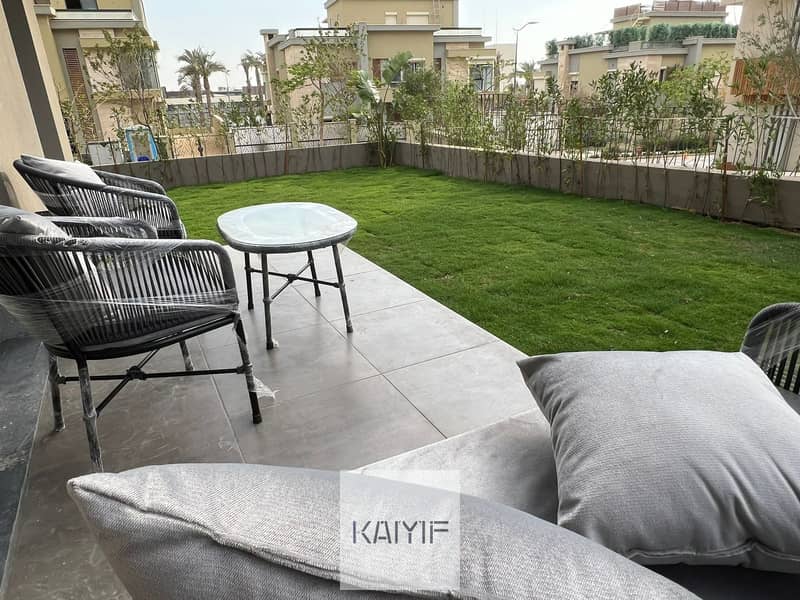 Luxury Ground Floor Apartment for Rent in Sodic Villette Residence Private Garden Pool View Prime Location Next to Clubhouse - Widok 3