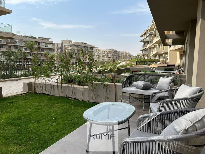 Luxury Ground Floor Apartment for Rent in Sodic Villette Residence Private Garden Pool View Prime Location Next to Clubhouse - Widok 4