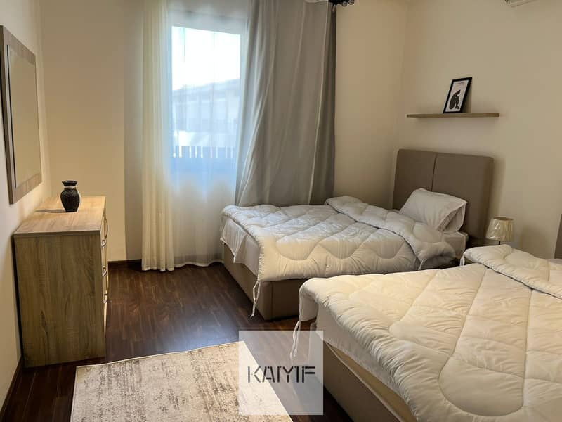 Luxury Ground Floor Apartment for Rent in Sodic Villette Residence Private Garden Pool View Prime Location Next to Clubhouse - Widok 6