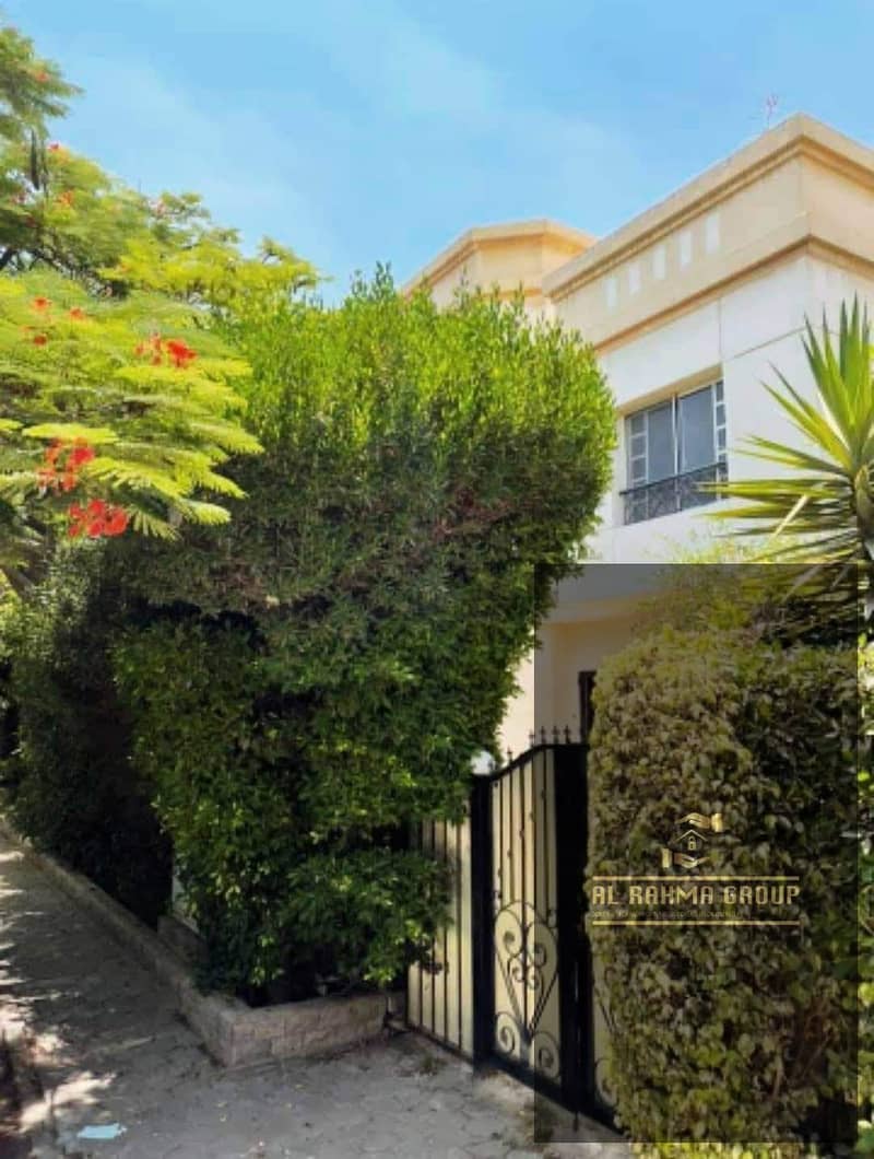 A four-story villa for rent in Al Rehab City, New Cairo, next to Mall 1, the old market, and all services. Land area 300 sq m, built-up area 220 sq m. - Widok 2