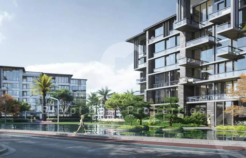 For Sale best Price fully finished Apartment in a prime location in The View compound Water way - Mehr