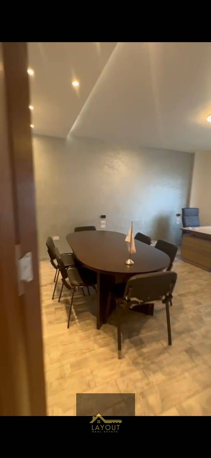 "109m Administrative Office in Rayhana Plaza for 40,000 EGP/Month Pool View & Ready to Operate" - Widok 3