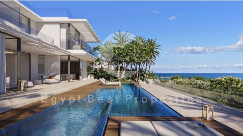 A prime Location Soul By Emaar Misr Villa Fully Finished For Sale Delivery Soon with Direct Sea View - Widok 3