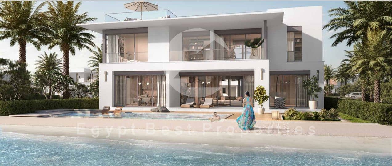 A prime Location Soul By Emaar Misr Villa Fully Finished For Sale Delivery Soon with Direct Sea View - Widok 6