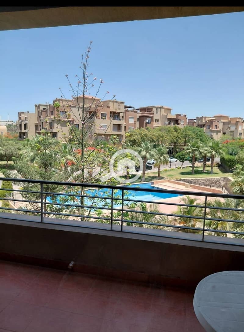 Fully Furnished 137 sqm Apartment for Rent in Casa Beverly Hills Sodic | 2 Bedrooms Open View Terrace swimming pool view - Ansicht 4