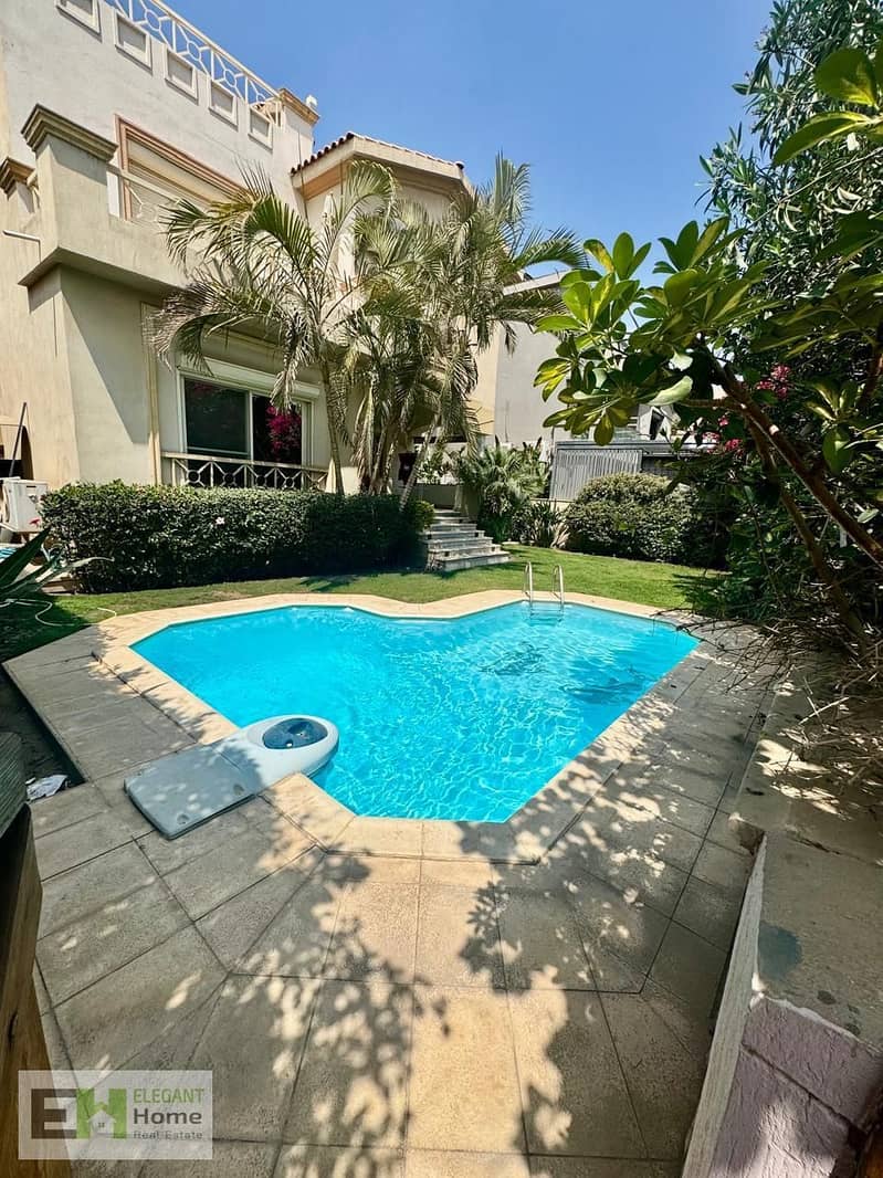 Furnished villa with pool for rent in Katameya Hills - Ansicht 3