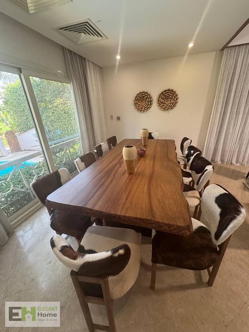 Furnished villa with pool for rent in Katameya Hills - Ansicht 4