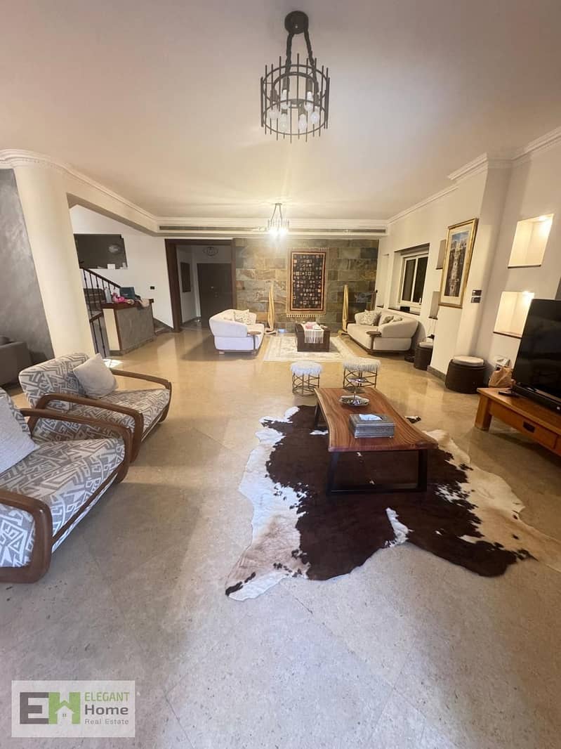 Furnished villa with pool for rent in Katameya Hills - Ansicht 5